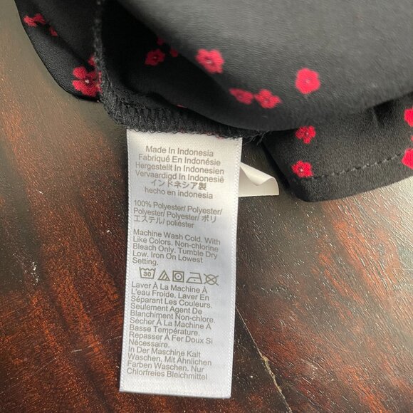 J Crew Floral Ruffle Blouse 2X - Picture 3 of 3